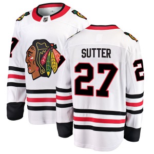 Darryl Sutter Chicago Blackhawks Fanatics Branded Breakaway Away Jersey (White)