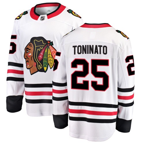 Dominic Toninato Chicago Blackhawks Fanatics Branded Breakaway Away Jersey (White)