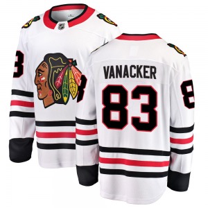 Marek Vanacker Chicago Blackhawks Fanatics Branded Breakaway Away Jersey (White)