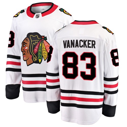 Marek Vanacker Chicago Blackhawks Fanatics Branded Breakaway Away Jersey (White)