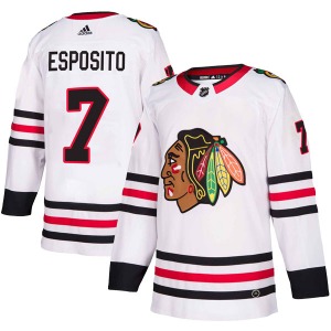 Phil Esposito Chicago Blackhawks Adidas Youth Authentic Away Jersey (White)