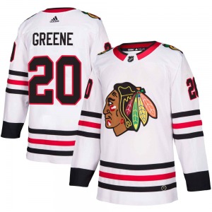Ryan Greene Chicago Blackhawks Adidas Youth Authentic Away Jersey (White)