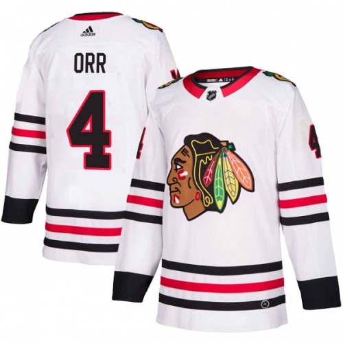 Bobby Orr Chicago Blackhawks Adidas Youth Authentic Away Jersey (White)
