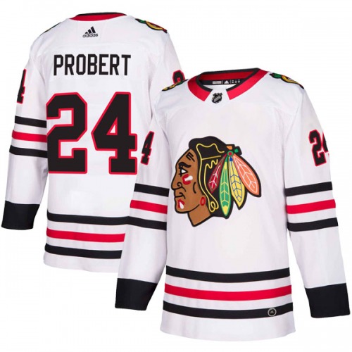 Bob Probert Chicago Blackhawks Adidas Youth Authentic Away Jersey (White)