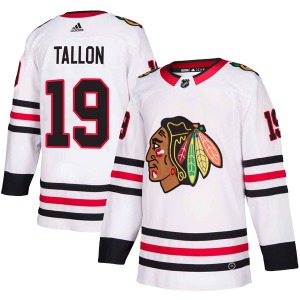 Dale Tallon Chicago Blackhawks Adidas Youth Authentic Away Jersey (White)