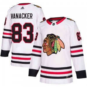 Marek Vanacker Chicago Blackhawks Adidas Youth Authentic Away Jersey (White)