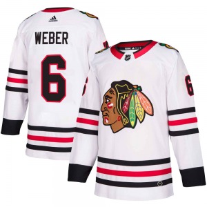 Shea Weber Chicago Blackhawks Adidas Youth Authentic Away Jersey (White)