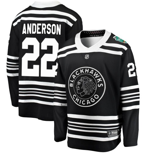 Joey Anderson Chicago Blackhawks Fanatics Branded Breakaway 2019 Winter Classic Jersey (Black)