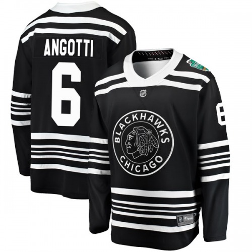 Lou Angotti Chicago Blackhawks Fanatics Branded Breakaway 2019 Winter Classic Jersey (Black)