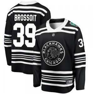 Laurent Brossoit Chicago Blackhawks Fanatics Branded Breakaway 2019 Winter Classic Jersey (Black)