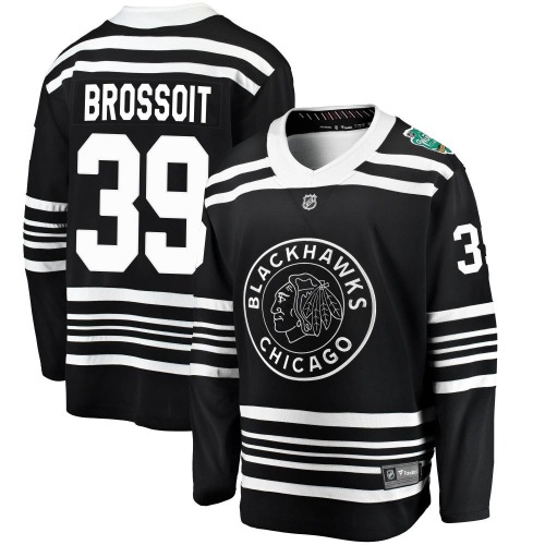 Laurent Brossoit Chicago Blackhawks Fanatics Branded Breakaway 2019 Winter Classic Jersey (Black)