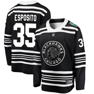 Tony Esposito Chicago Blackhawks Fanatics Branded Breakaway 2019 Winter Classic Jersey (Black)
