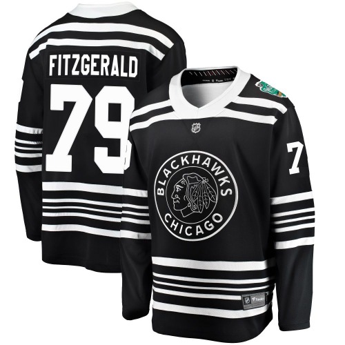 Cavan Fitzgerald Chicago Blackhawks Fanatics Branded Breakaway 2019 Winter Classic Jersey (Black)