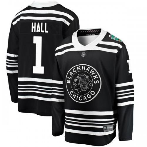 Glenn Hall Chicago Blackhawks Fanatics Branded Breakaway 2019 Winter Classic Jersey (Black)