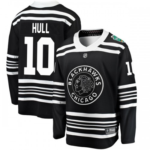 Dennis Hull Chicago Blackhawks Fanatics Branded Breakaway 2019 Winter Classic Jersey (Black)