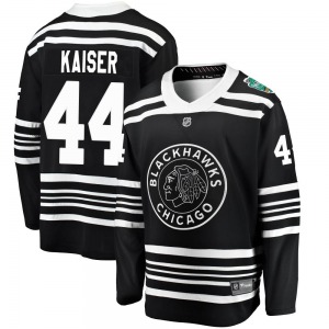 Wyatt Kaiser Chicago Blackhawks Fanatics Branded Breakaway 2019 Winter Classic Jersey (Black)