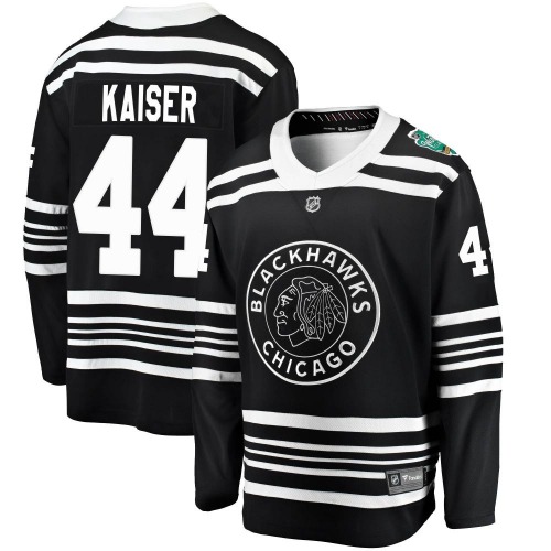 Wyatt Kaiser Chicago Blackhawks Fanatics Branded Breakaway 2019 Winter Classic Jersey (Black)