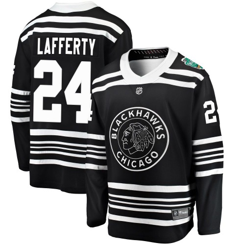 Sam Lafferty Chicago Blackhawks Fanatics Branded Breakaway 2019 Winter Classic Jersey (Black)