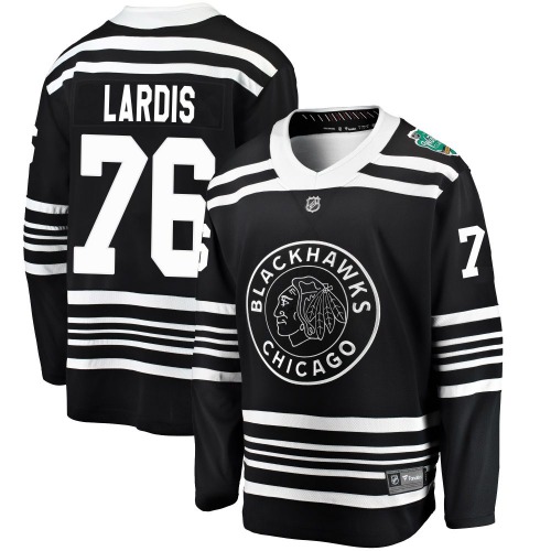 Nick Lardis Chicago Blackhawks Fanatics Branded Breakaway 2019 Winter Classic Jersey (Black)