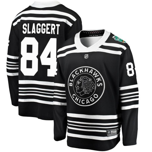 Landon Slaggert Chicago Blackhawks Fanatics Branded Breakaway 2019 Winter Classic Jersey (Black)
