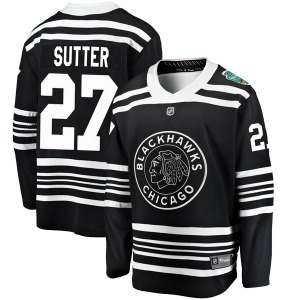 Darryl Sutter Chicago Blackhawks Fanatics Branded Breakaway 2019 Winter Classic Jersey (Black)