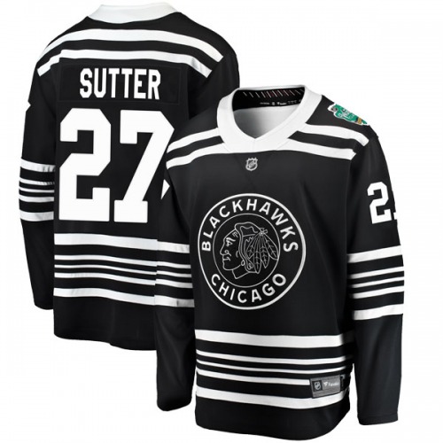 Darryl Sutter Chicago Blackhawks Fanatics Branded Breakaway 2019 Winter Classic Jersey (Black)