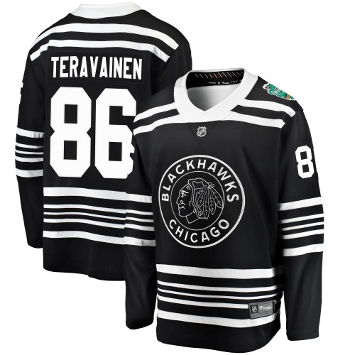 Teuvo Teravainen Chicago Blackhawks Fanatics Branded Breakaway 2019 Winter Classic Jersey (Black)
