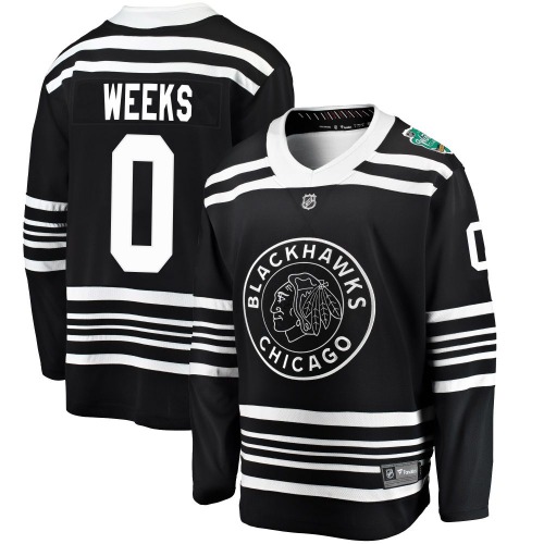 Mitchell Weeks Chicago Blackhawks Fanatics Branded Breakaway 2019 Winter Classic Jersey (Black)