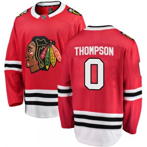 Aidan Thompson Chicago Blackhawks Fanatics Branded Youth Breakaway Home Jersey (Red)