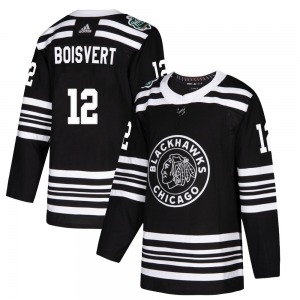 Sacha Boisvert Chicago Blackhawks Adidas Authentic 2019 Winter Classic Jersey (Black)