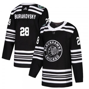 Andre Burakovsky Chicago Blackhawks Adidas Authentic 2019 Winter Classic Jersey (Black)
