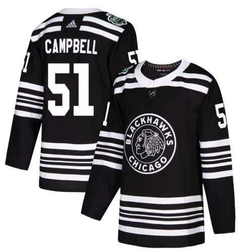 Brian Campbell Chicago Blackhawks Adidas Authentic 2019 Winter Classic Jersey (Black)