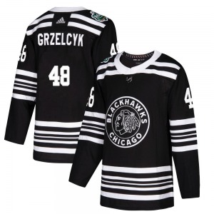 Matt Grzelcyk Chicago Blackhawks Adidas Authentic 2019 Winter Classic Jersey (Black)