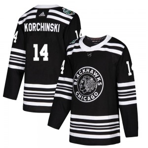 Kevin Korchinski Chicago Blackhawks Adidas Authentic 2019 Winter Classic Jersey (Black)