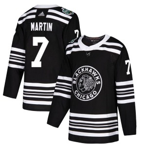Pit Martin Chicago Blackhawks Adidas Authentic 2019 Winter Classic Jersey (Black)