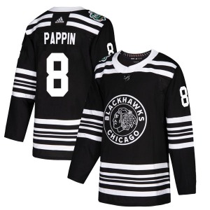 Jim Pappin Chicago Blackhawks Adidas Authentic 2019 Winter Classic Jersey (Black)