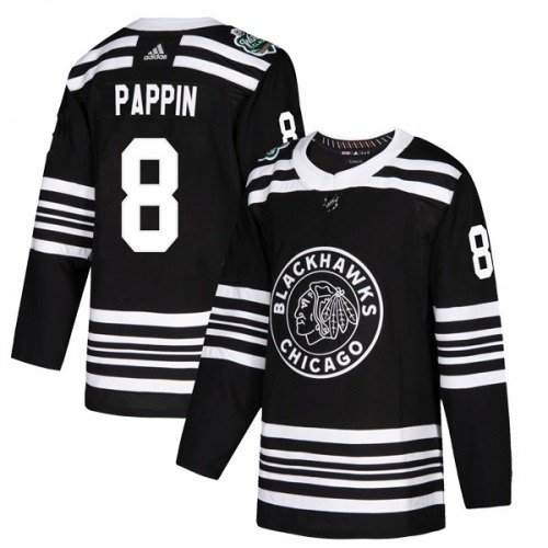 Jim Pappin Chicago Blackhawks Adidas Authentic 2019 Winter Classic Jersey (Black)