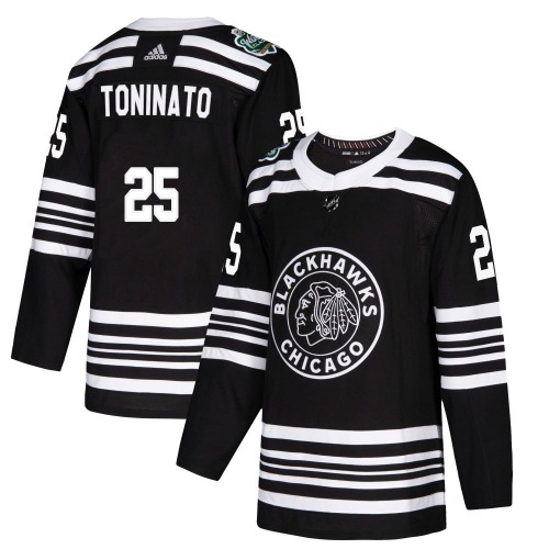 Dominic Toninato Chicago Blackhawks Adidas Authentic 2019 Winter Classic Jersey (Black)