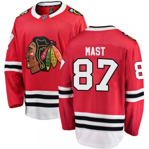 Ryan Mast Chicago Blackhawks Fanatics Branded Breakaway Home Jersey (Red)