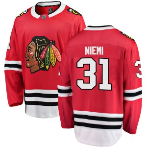Antti Niemi Chicago Blackhawks Fanatics Branded Breakaway Home Jersey (Red)