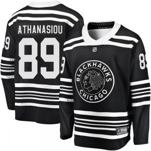 Andreas Athanasiou Chicago Blackhawks Fanatics Branded Premier Breakaway Alternate 2019/20 Jersey (Black)