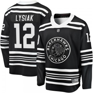 Tom Lysiak Chicago Blackhawks Fanatics Branded Premier Breakaway Alternate 2019/20 Jersey (Black)