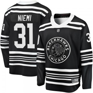 Antti Niemi Chicago Blackhawks Fanatics Branded Premier Breakaway Alternate 2019/20 Jersey (Black)