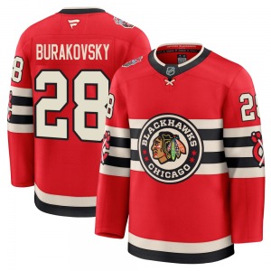 Andre Burakovsky Chicago Blackhawks Fanatics Youth Premium 2025 Winter Classic Jersey (Red)