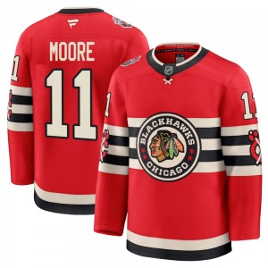 Oliver Moore Chicago Blackhawks Fanatics Youth Premium 2025 Winter Classic Jersey (Red)