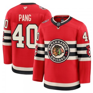 Darren Pang Chicago Blackhawks Fanatics Youth Premium 2025 Winter Classic Jersey (Red)