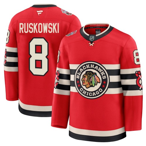 Terry Ruskowski Chicago Blackhawks Fanatics Youth Premium 2025 Winter Classic Jersey (Red)