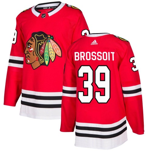 Laurent Brossoit Chicago Blackhawks Adidas Authentic Home Jersey (Red)