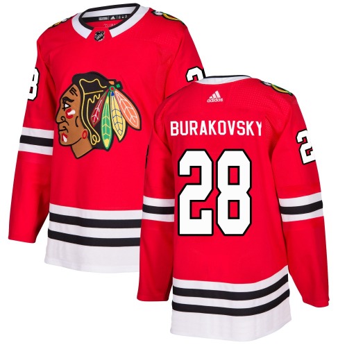 Andre Burakovsky Chicago Blackhawks Adidas Authentic Home Jersey (Red)