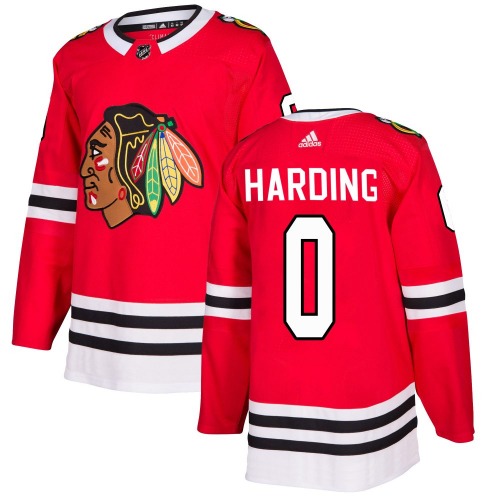 Taige Harding Chicago Blackhawks Adidas Authentic Home Jersey (Red)